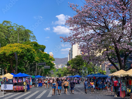 Belo Horizonte/Minas Gerais / Brasil - 09/27/2020 - Return of the Hippie fair in Belo Horizonte