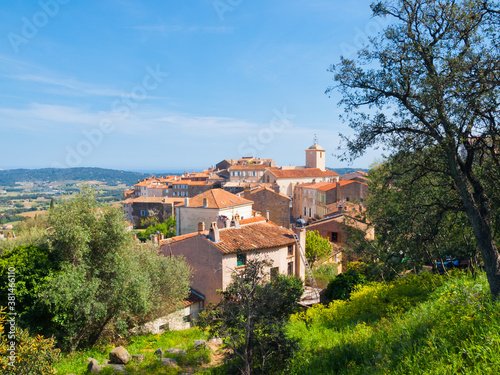 View of Ramatuelle, French Riviera, Cote d'Azur, Provence, southern France © petroos