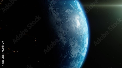 earth in space