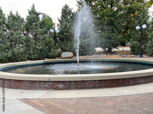 Foutain at a park