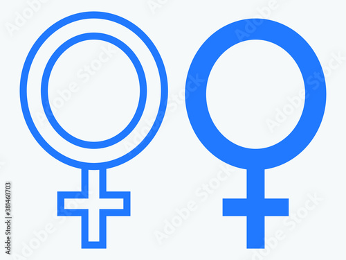 female icon. female sign icon