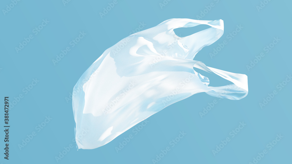 Fototapeta premium レジ袋の3Dレンダリング