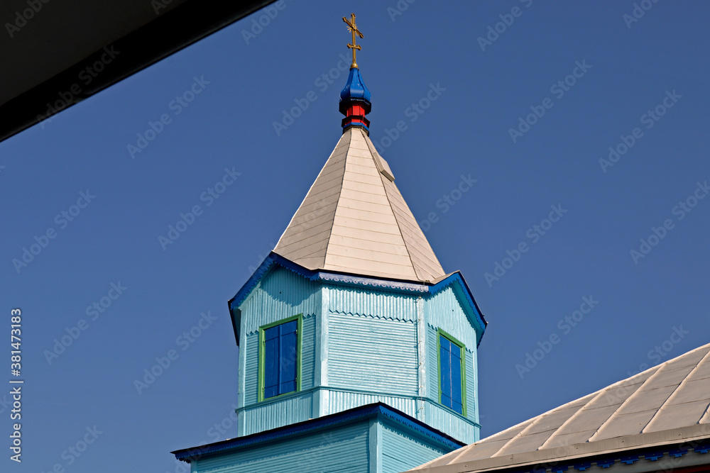 built in the second half of the 18th century, the Orthodox church of Saint Michael the Archangel in the city of Bielsk Podlaski in Podlasie, Poland built in the second half of the 18th century, the Orthodox church of Saint Michael the Archangel in the city of Bielsk Podlaski in Podlasie, Poland