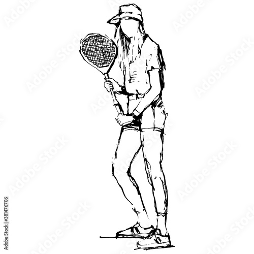 Vector free hand drawing il...