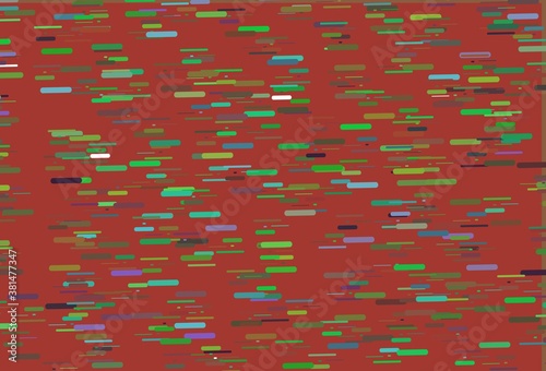 Light Multicolor, Rainbow vector texture with colorful lines.