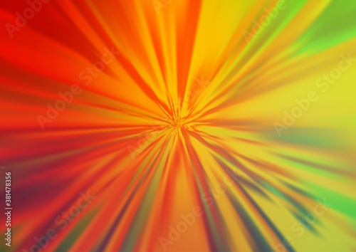 Light Green  Red vector bokeh and colorful pattern. Colorful illustration in abstract style with gradient. The elegant pattern for brand book.