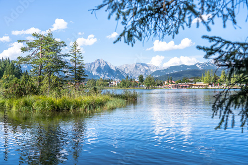 Lake Wildsee at Seefeld in Tirol, Austria