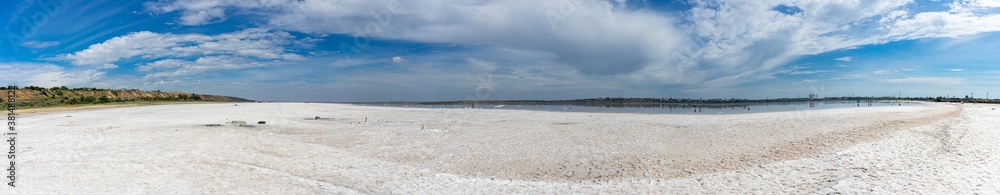 Kualnik salt bay in Odessa, Ukraine Kualnik salt bay in Odessa, Ukraine