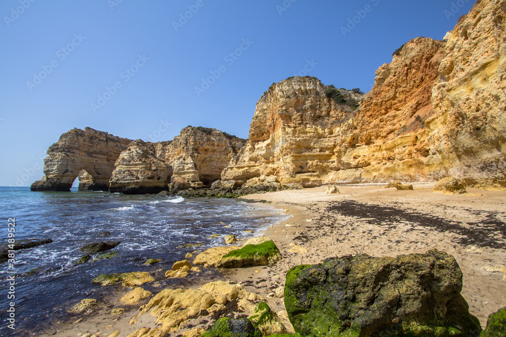 Praia Marinha in Portimao, Algarve, Portugal