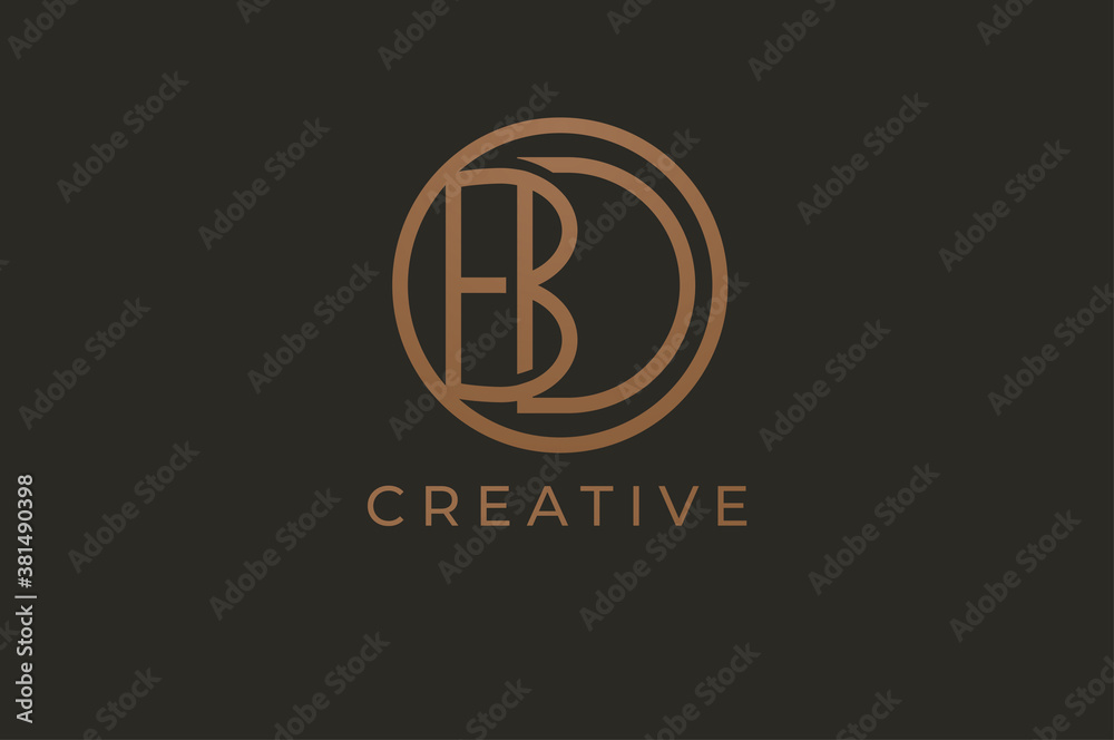 Abstract initial letter D and B logo,usable for branding and business logos, Flat Logo Design Template, vector illustration Abstract initial letter D and B logo,usable for branding and business logos, Flat Logo Design Template, vector illustration