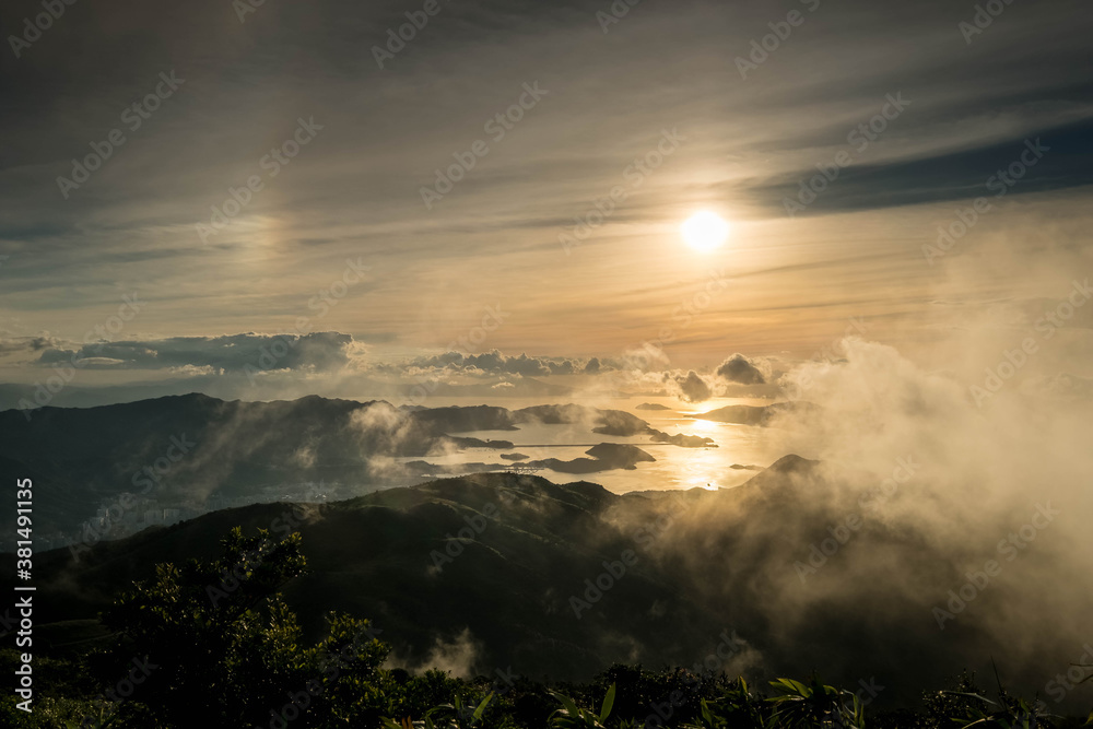 sunrise in the mountains sunrise in the mountains