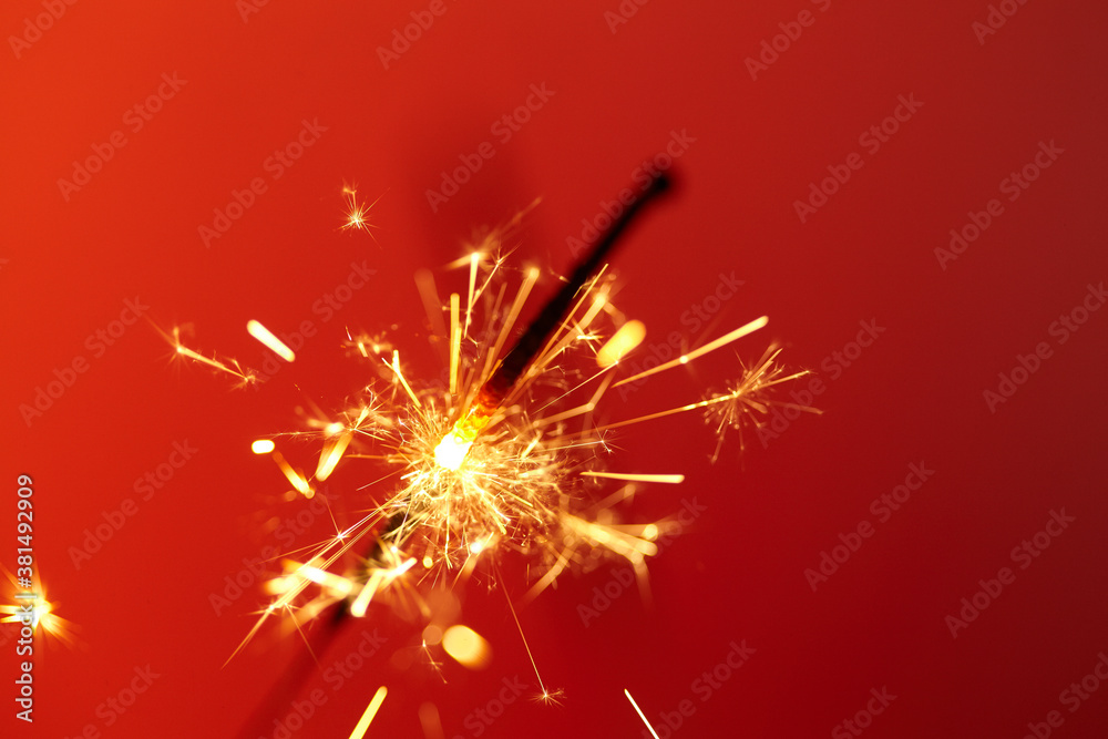 Fototapeta premium Christmas and newyear party sparkle