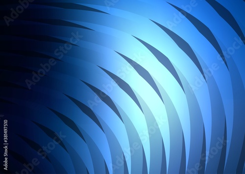 Dark BLUE vector texture with colored lines. Modern geometrical abstract illustration with staves. The pattern can be used for busines ad, booklets, leaflets