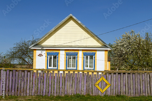 Rustic house in the summer sun, Belarus