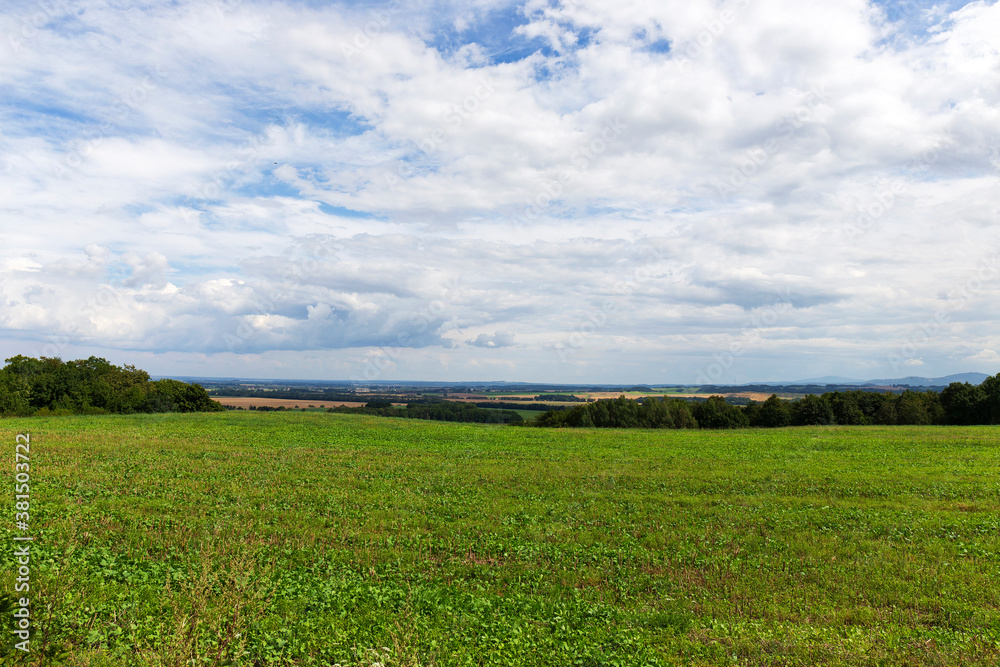 Beautiful clean Landscape in the Rychlebske Mountains, Northern Moravia, Czech Republic