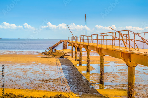 Inhaca Island , a beautiful island village near Portuguese Island in Mozambique photo