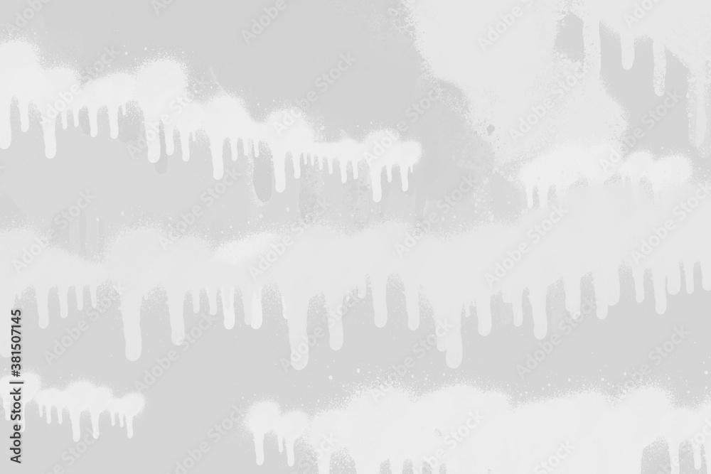 White spray paint ink texture. Graffiti painting on the wall. Street art and vandalism. Digitally airbrushed paper background. White spray paint ink texture. Graffiti painting on the wall. Street art and vandalism. Digitally airbrushed paper background.
