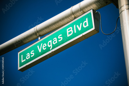 Las Vegas Blvd street sign