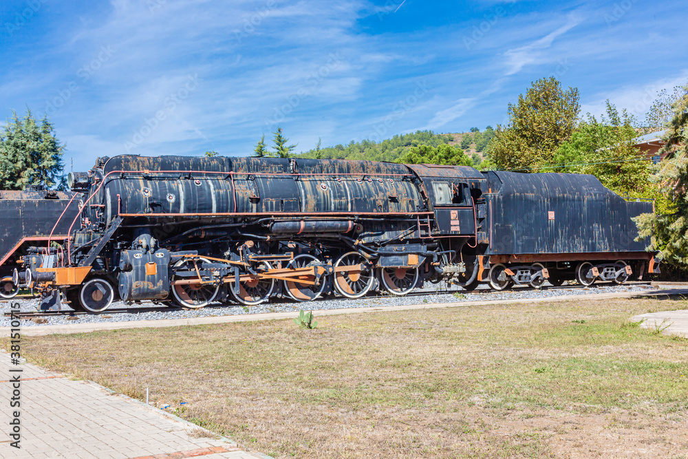 Naklejka premium Old steam trains in Turkey