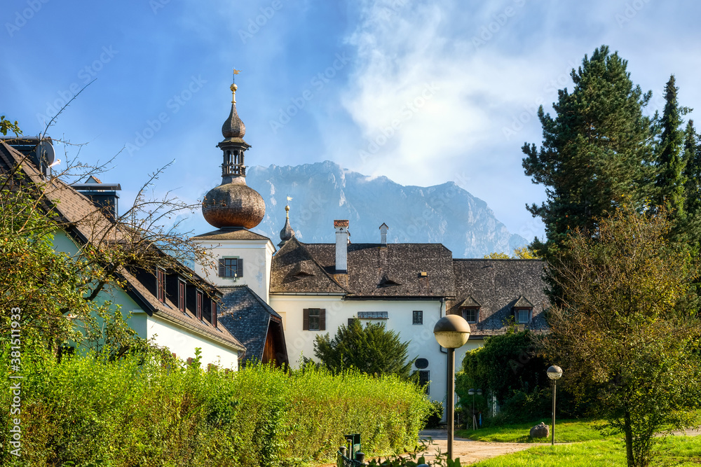 Schloss Ort (or Schloss Orth) is an Austrian castle situated by the Traunsee lake, in Gmunden Schloss Ort (or Schloss Orth) is an Austrian castle situated by the Traunsee lake, in Gmunden