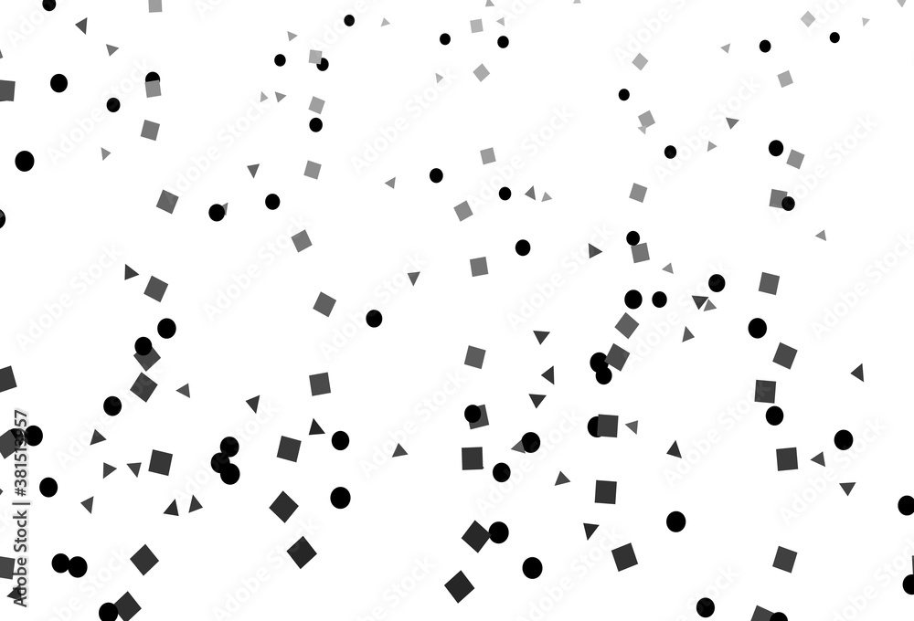 Light Silver, Gray vector pattern in polygonal style with circles. Light Silver, Gray vector pattern in polygonal style with circles.
