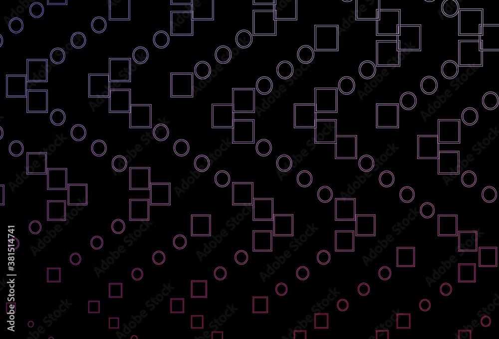 Dark Pink, Blue vector template with square style. Dark Pink, Blue vector template with square style.