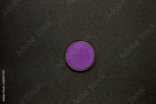 Purple Eyeshadow isolated on a Black background