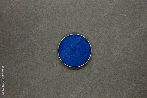 Royal Blue Eyeshadow isolated on a Black background