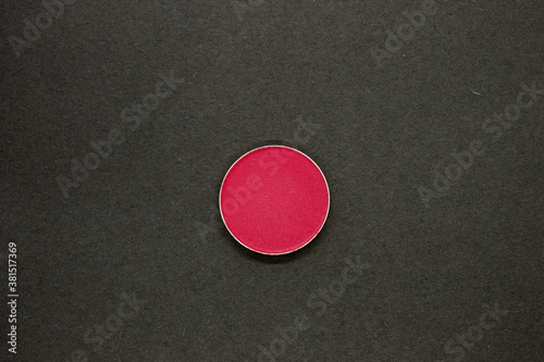 Neon Pink Eyeshadow isolated on a Black background