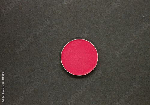 Neon Pink Eyeshadow isolated on a Black background