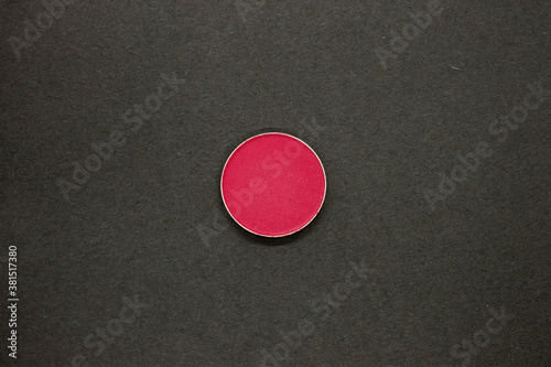 Neon Pink Eyeshadow isolated on a Black background