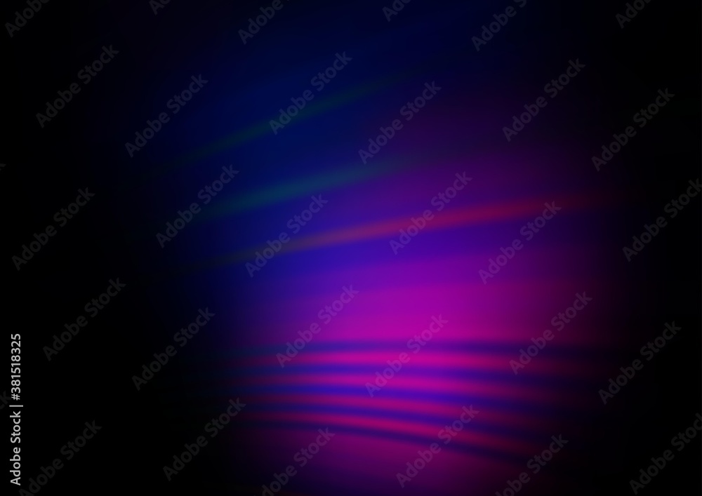 Dark Pink, Blue vector bokeh template. Colorful illustration in blurry style with gradient. A completely new template for your design.