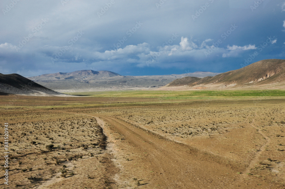 landscape in the mountains, Bolivia