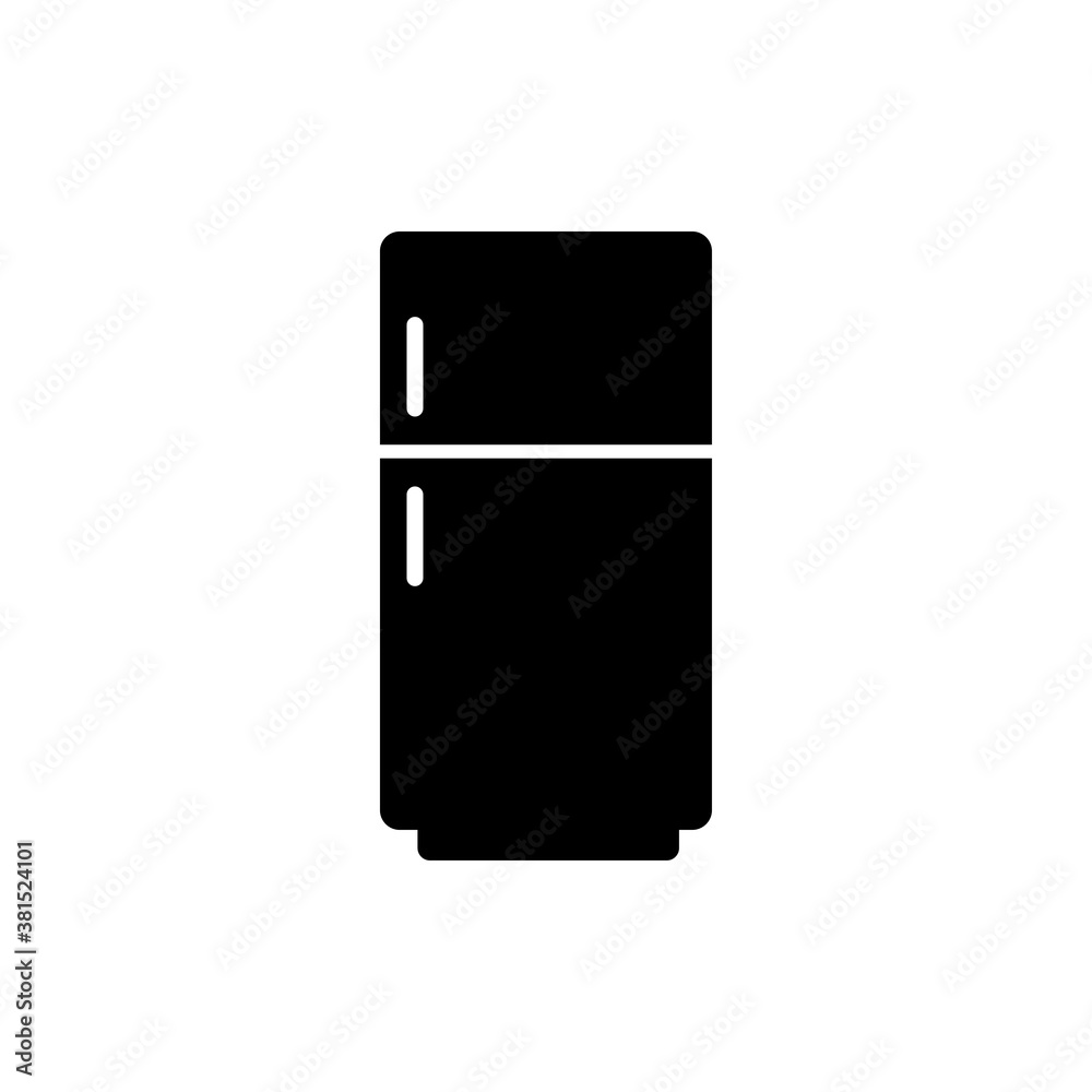 refrigerator flat icon vector illustration refrigerator flat icon vector illustration