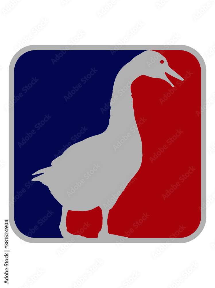 Gans Rot Blau Gans Rot Blau