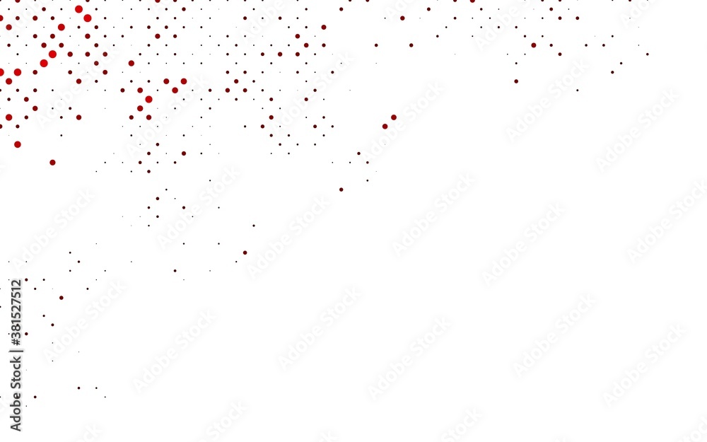 Light Red vector backdrop with dots. Glitter abstract illustration with blurred drops of rain. Pattern for ads, leaflets. Light Red vector backdrop with dots. Glitter abstract illustration with blurred drops of rain. Pattern for ads, leaflets.
