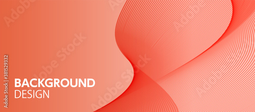 背景イラスト：アブストラクト、曲線、幾何学模様、湾曲、サウンドウェーブ