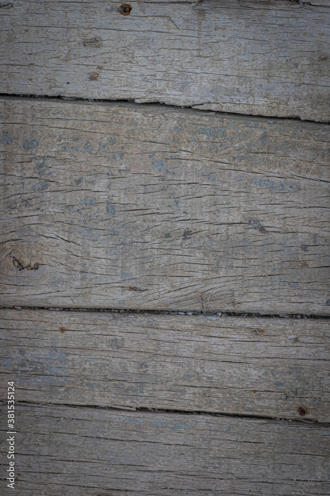 Old wood pattern with cracks and nails Old wood pattern with cracks and nails