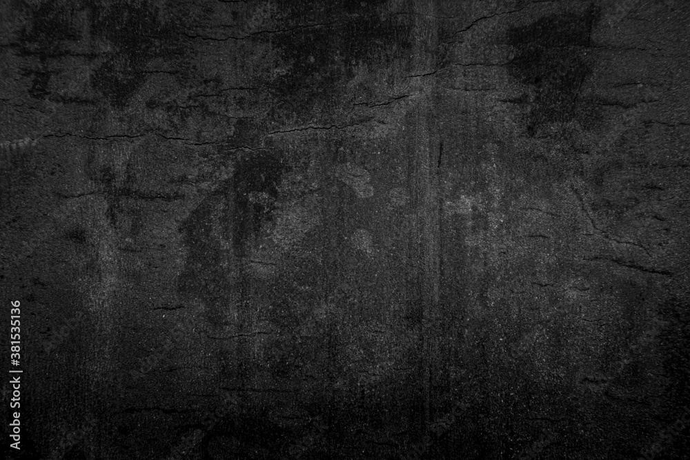 Obraz premium Dark grunge textured cement wall surface