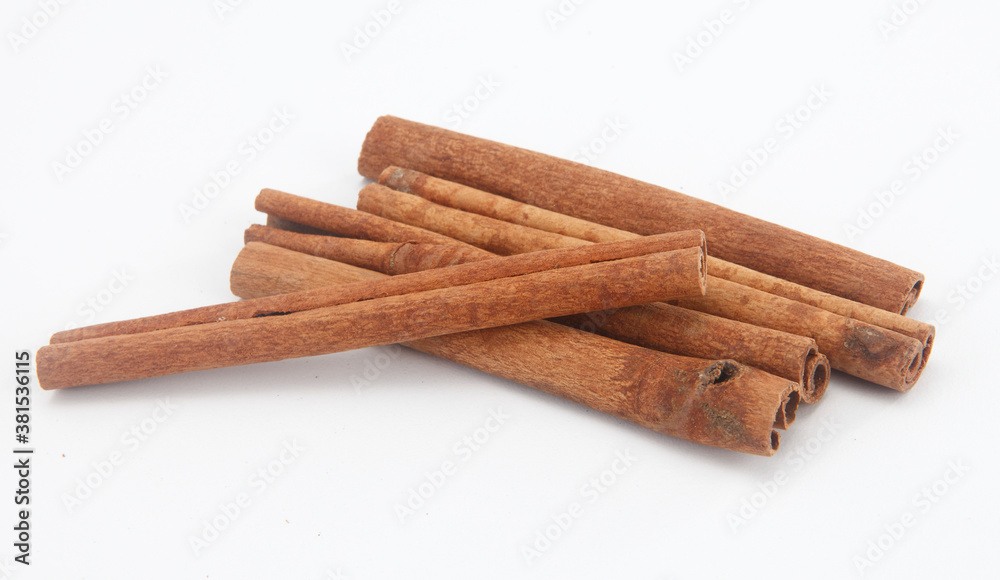 cinnamon sticks isolated on white cinnamon sticks isolated on white