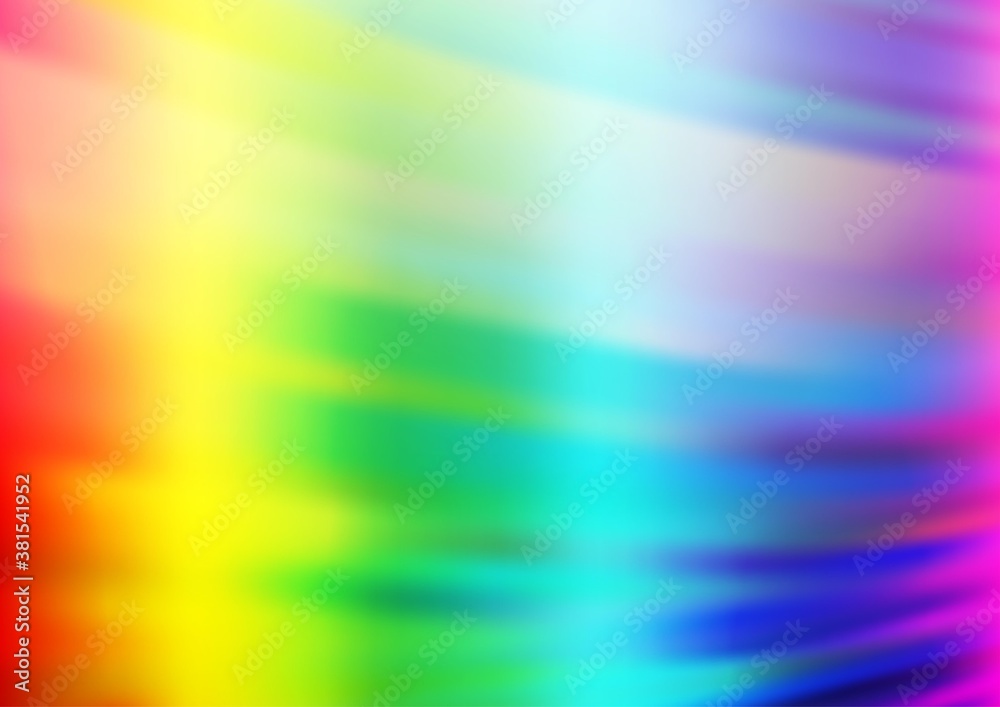 Obraz premium Light Multicolor, Rainbow vector bokeh and colorful pattern. Modern geometrical abstract illustration with gradient. A completely new template for your design.