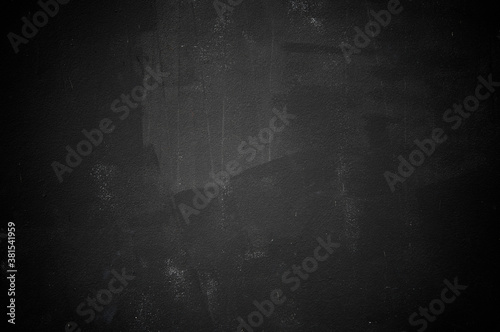 Black concrete wall for a black background