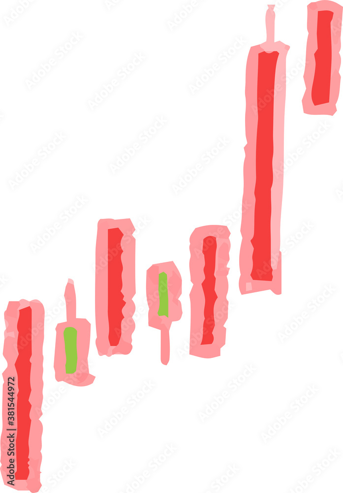 Illustration showing a stock price surge Illustration showing a stock price surge