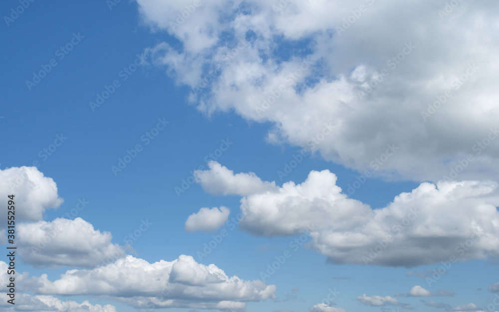 beautiful clouds, blue sky