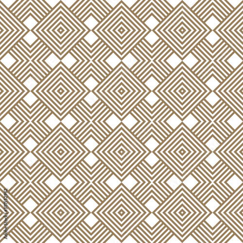 Etnic seamless pattern. Line art. Sketch vector stock illustration. EPS 10