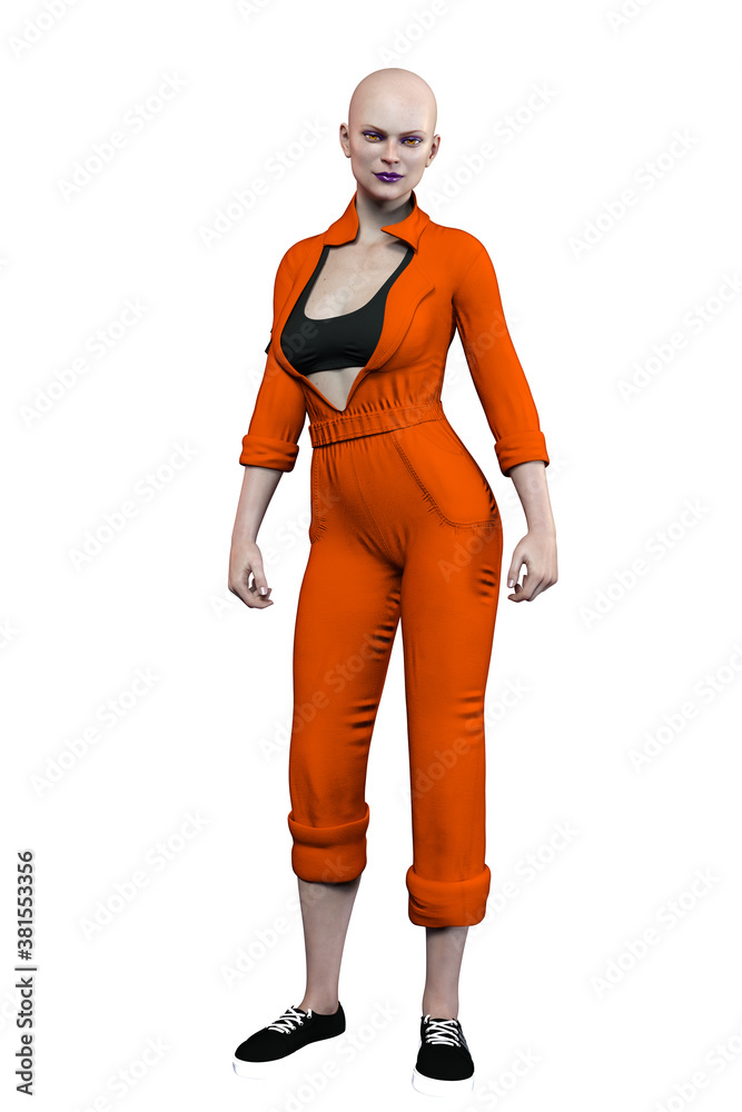 Urban Fantasy Prison Woman, 3D Rendering, 3D Illustration
Urban Fantasy Prison Woman, 3D Rendering, 3D Illustration