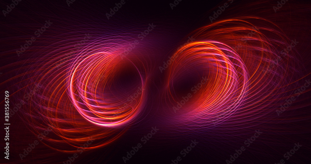 3D rendering abstract multicolor fractal light background 3D rendering abstract multicolor fractal light background