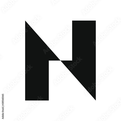 Free Download illustration vector graphic of N up and down logo or icon - GFXLoad