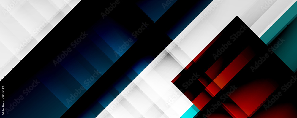 Geometric abstract backgrounds with shadow lines, modern forms, rectangles, squares and fluid gradients. Bright colorful stripes cool backdrops Geometric abstract backgrounds with shadow lines, modern forms, rectangles, squares and fluid gradients. Bright colorful stripes cool backdrops
