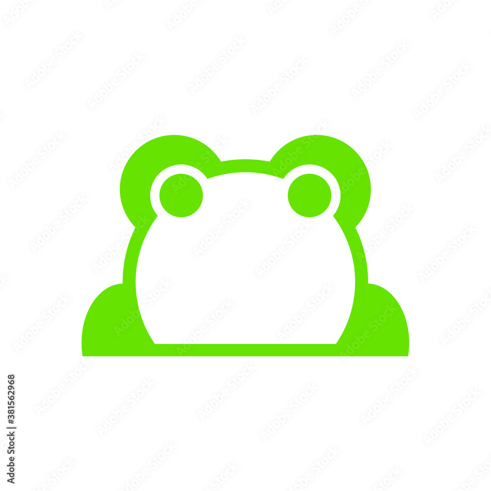 illustration vector graphic of kawaii frog logo or icon illustration vector graphic of kawaii frog logo or icon